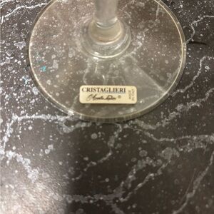 Cristagleri Clear Crystal Wine Glass - Clear Stemware